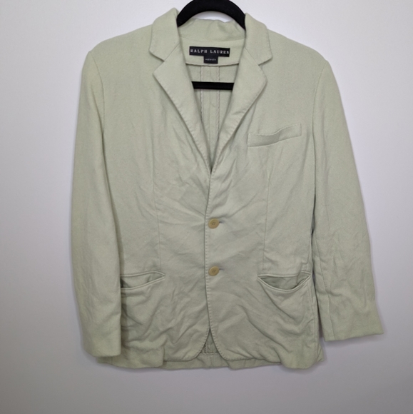 Ralph Lauren Black Label Jackets & Blazers - Ralph Lauren Black Label Vintage Cashmere Blazer in Melon Green | Size 6